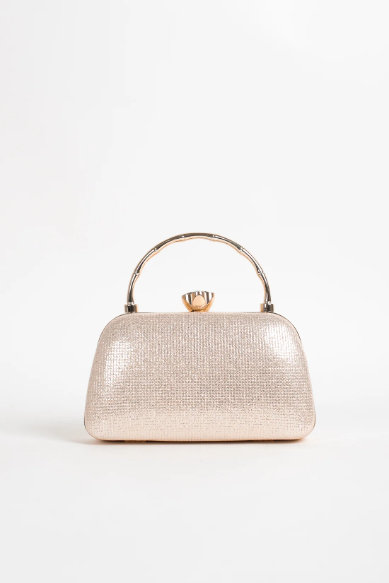 BOLSO DE MANO BADET - CHAMPÁN