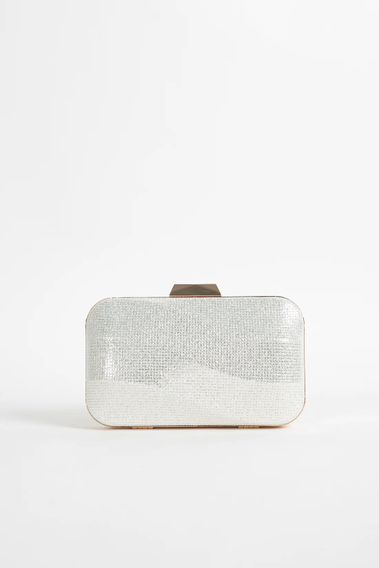 BOLSO DE MANO AMBA - BLANCO