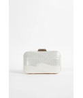 BOLSO DE MANO AMBA - BLANCO