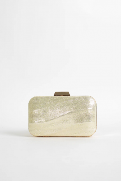 BOLSO DE MANO AMBA - ORO