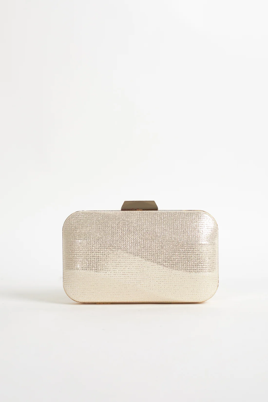 BOLSO DE MANO AMBA - CHAMPÁN