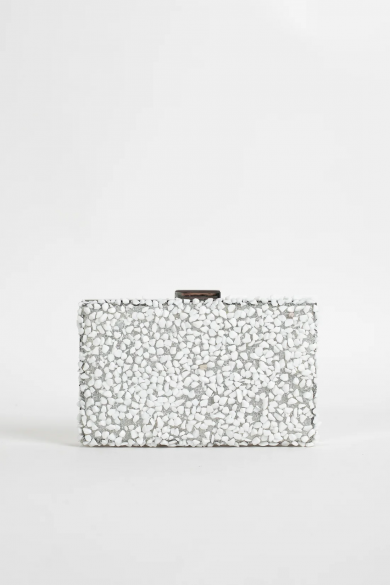 BOLSO DE MANO JANE - BLANCO