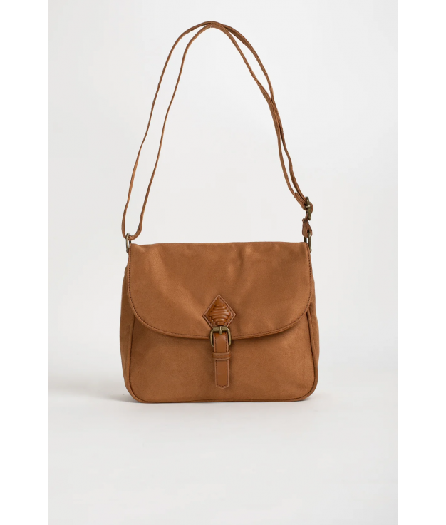 BOLSA DE OMBRO AMARA - CAMEL