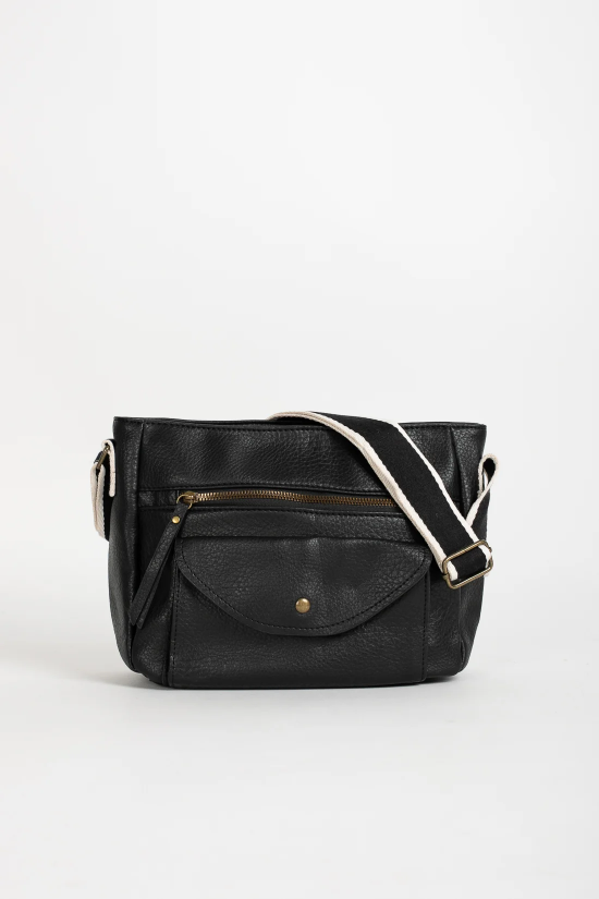 BOLSO BANDOLERA SARO - NEGRO