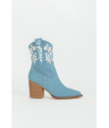 BOTA BAJA LEBER - JEANS