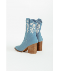 LEBER LOW BOOT - JEANS