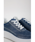 SENAKERS CASUAL NIRDAN - ARGENT