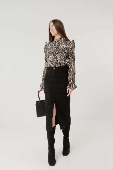 FALDA FOLTAS - NEGRO