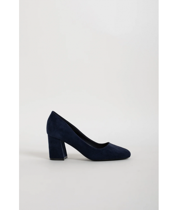 ERPO HEELED SHOE - NAVY BLUE