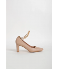 ZAPATO DE TACÓN MARLES - KAKI