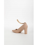 ZAPATO DE TACÓN MARLES - KAKI