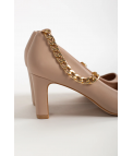 ZAPATO DE TACÓN MARLES - KAKI
