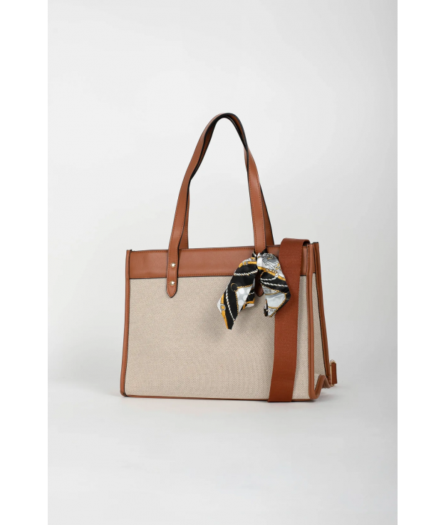 BOLSA DE OMBRO LYLIA - CAMEL