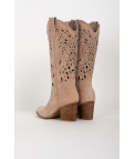 NACO COWBOY HIGH BOOT - ROSE
