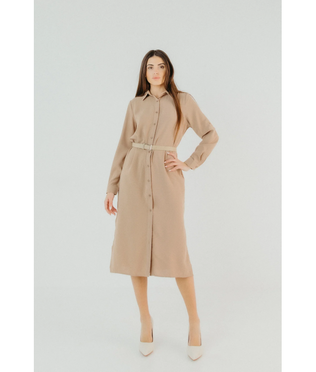 ROBE LIER - TAUPE
