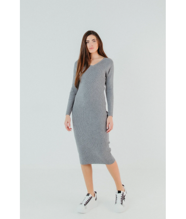 VESTIDO BORSO - GRIS