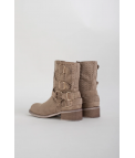 SAKER LOW BOOT - CAQUI