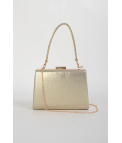BOLSO CLUCHT FREDA - ORO
