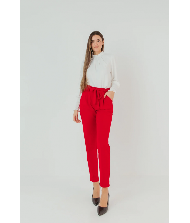 GINOS TROUSERS - RED