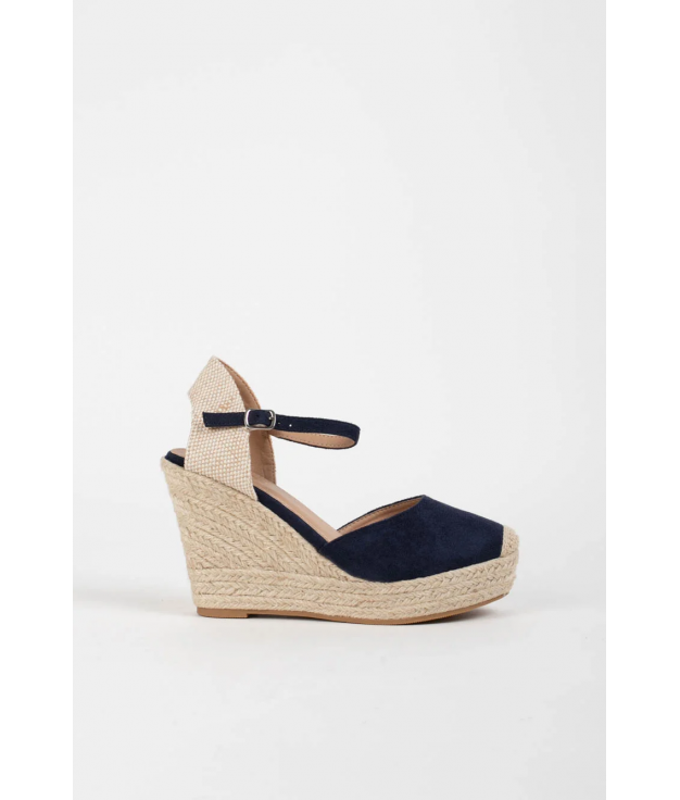 TALAYA WEDGE - NAVY