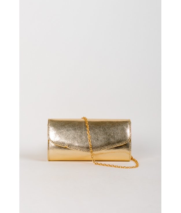 BOLSO DE MANO SACER - ORO