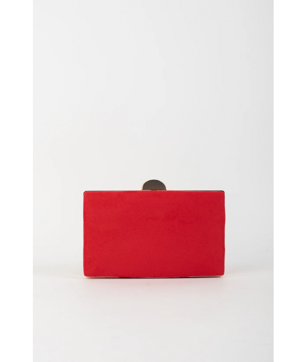 ANAR CLUTCH BAG - RED