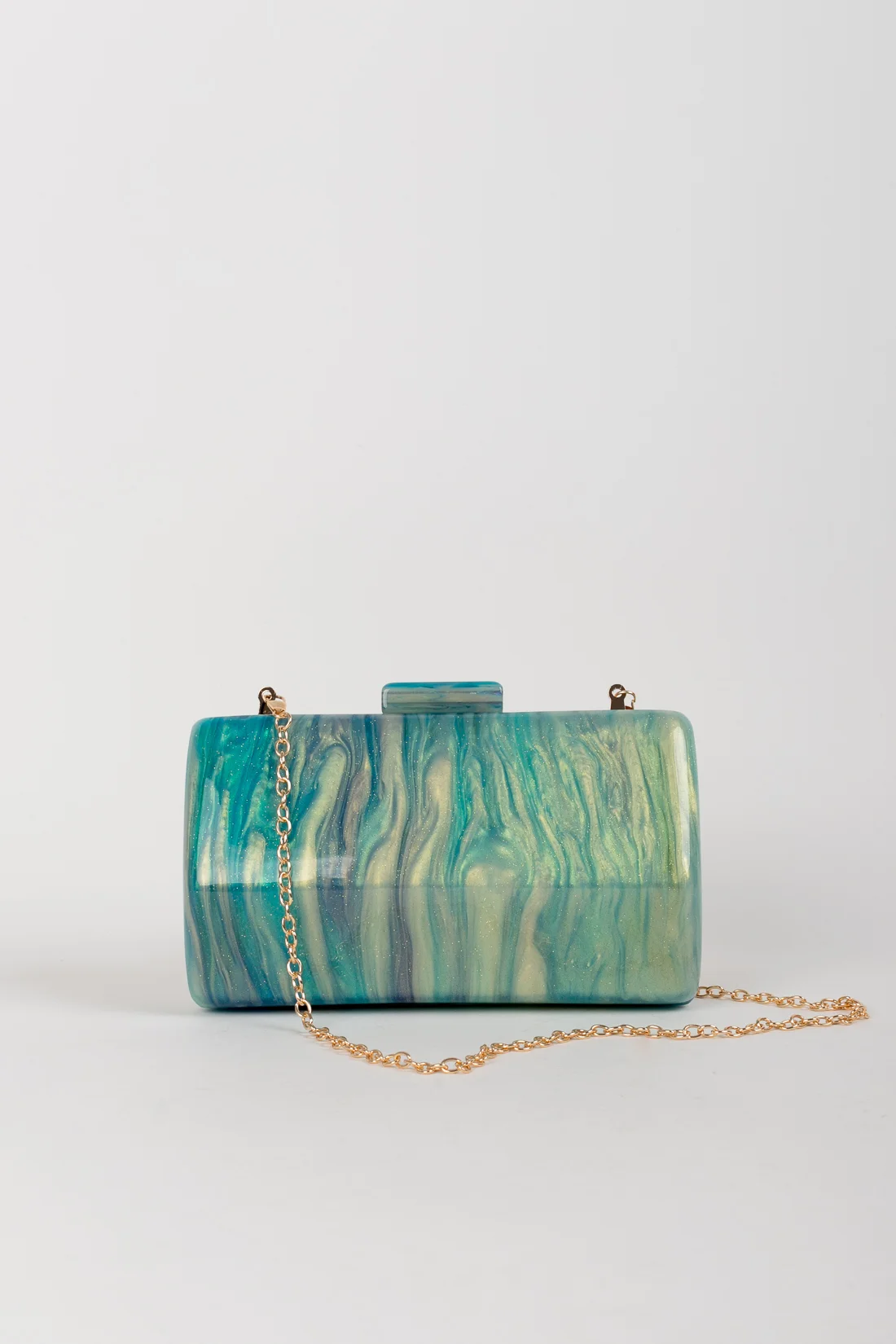 Aqua discount clutch bag