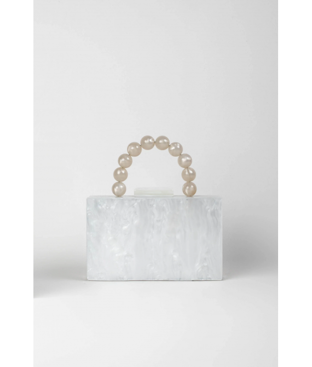 BOLSO CLUTCH VALTRE - BLANCO