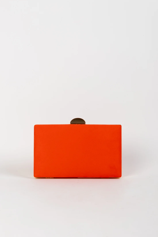 BOLSA ANAR CLUTCH - LARANJA ESCURO