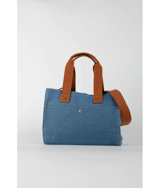 SAC À BANDOULIÈRE TEKEN - DENIM