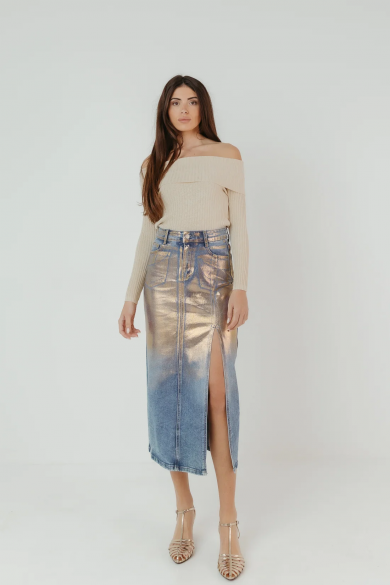 FALDA PADULE - DENIM