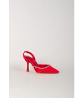 ZAPATO DE TACÓN BARNA - ROJO
