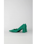 CHAUSSURE À TALON NIERE - VERT