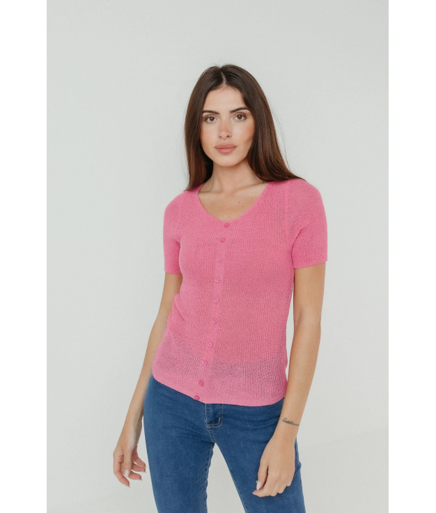 KNITTED TOP MALIAR - PINK