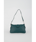 BANDOLERA DE PIEL BLUBAS - VERDE BOTELLA