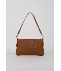 BANDOLERA DE PIEL BLUBAS - CAMEL