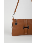 BANDOLERA DE PIEL BLUBAS - CAMEL
