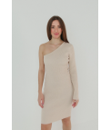 VESTIDO COLAR - BEIGE