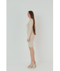 VESTIDO COLAR - BEGE