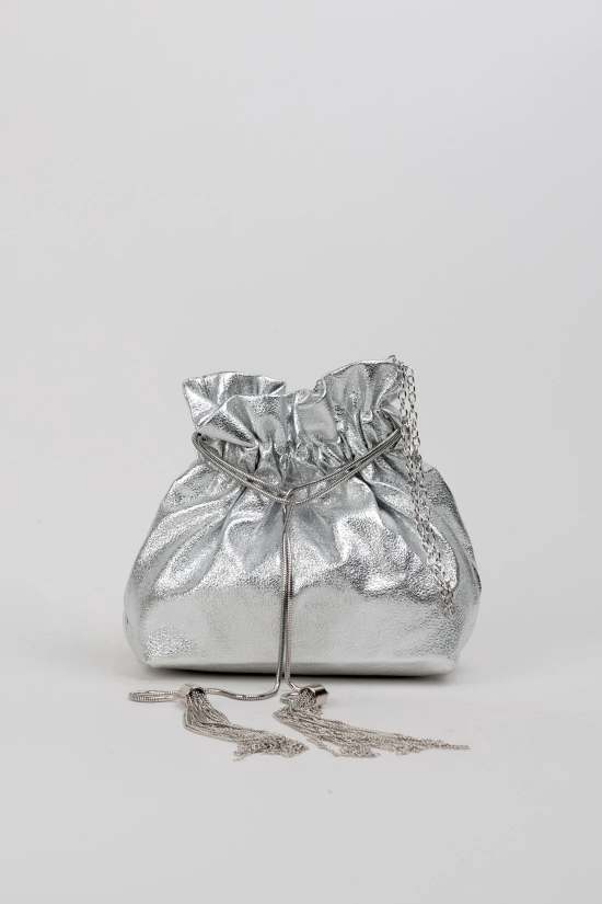 BOLSA WONDA BOWLER - PRATEADA