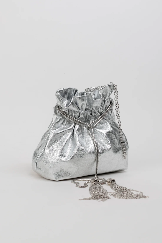 BOLSA WONDA BOWLER - PRATEADA 2