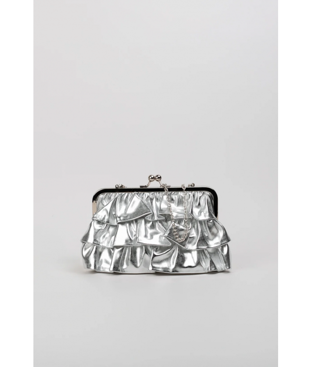 BOLSO DE MANO SIGUL - PLATA