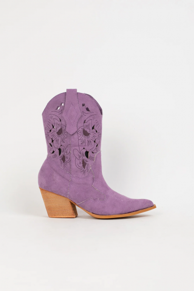 LERMEX COWBOY LOW BOOT - LILAS
