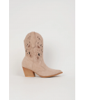 LERMEX COWBOY LOW BOOT - BEIGE