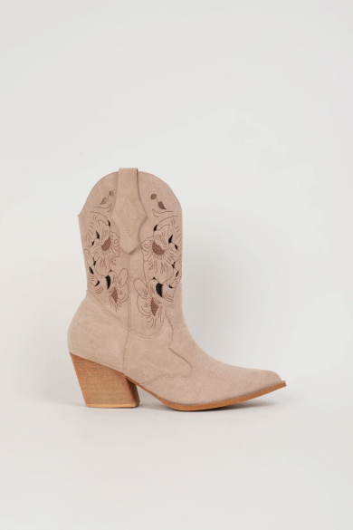 LERMEX COWBOY LOW BOOT - BEIGE
