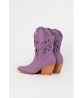 BOTA BAIXA DE COWBOY LERMEX - LILÁS