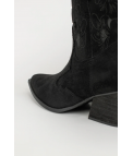 LERMEX COWBOY LOW BOOT - NOIR
