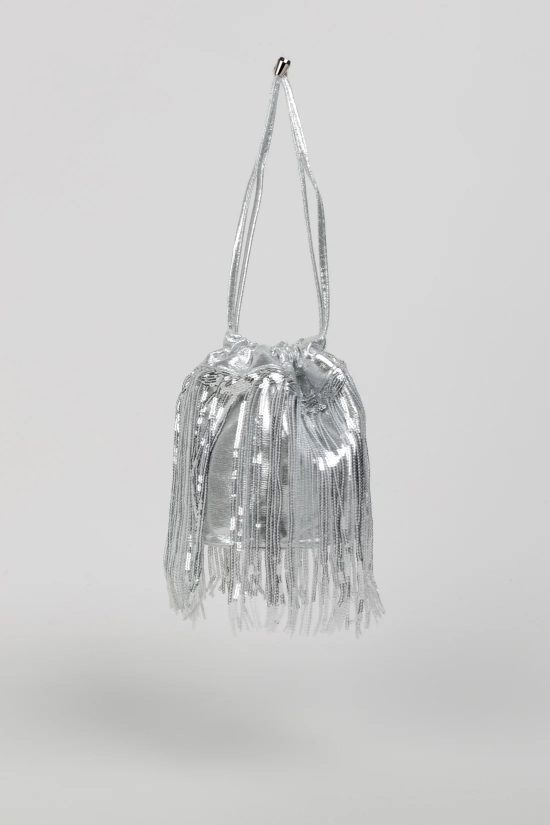 BOLSO BOMBONERA COLIN - PLATA 2