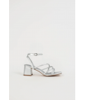 SANDALE À TALON BAREINA - ARGENT