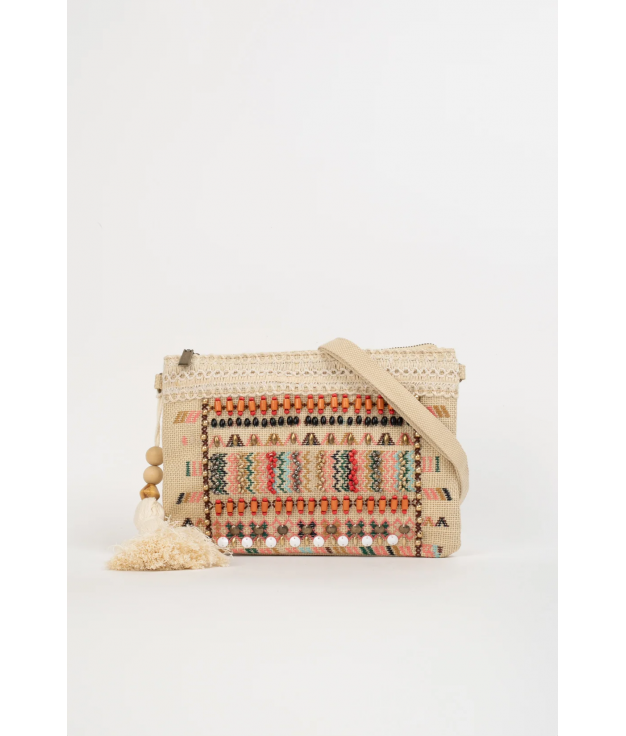 BOLSO BANDOLERA LETUR - BEIGE